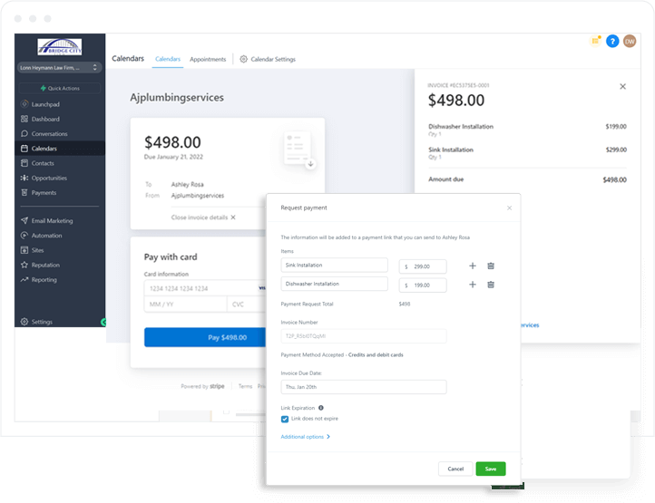 Dashboard Payment
